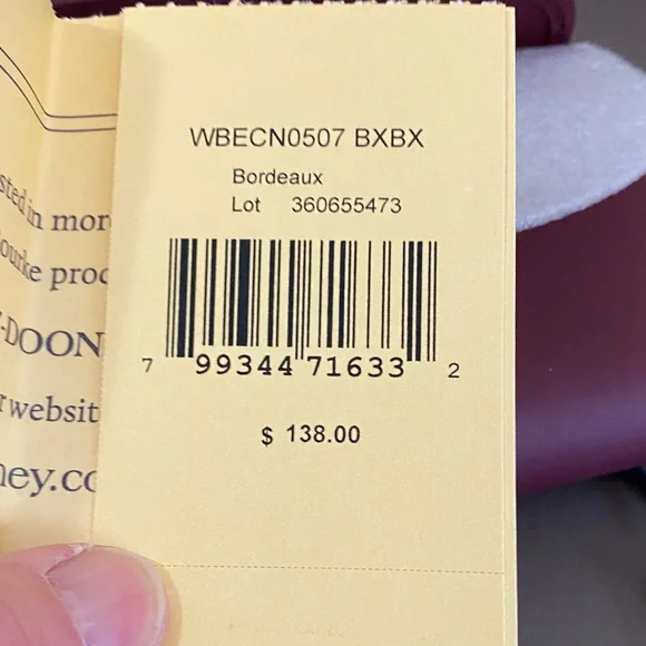 Dooney & Bourke Rich Burgundy Wallet - Picture 4 of 7